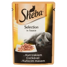 SHEBA MACSKAELEDEL CSIRKE 85G