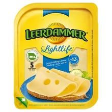 LEERDAMMER LIGHTLIFE FÉLZSÍROS FÉLKEMÉNY, SZELETELT SAJT 100 G