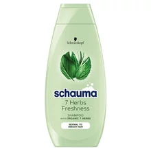 SCHAUMA 7 GYÓGYNÖVÉNY SAMPON NORMÁL ÉS ZSÍROS HAJRA 400 ML