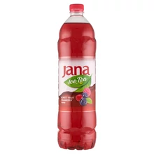 JANA ICE TEA SZÉNSAVMENTES ERDEI GYÜMÖLCS-ÁFONYA ÍZŰ, ÉS VEGYES GYÜMÖLCS ÍZESÍTÉSŰ ÜDÍTŐITAL 1,5 L
