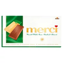 MERCI TÁBLÁS MOGYORÓS-MANDULÁS CSOKOLÁDÉ 100 G
