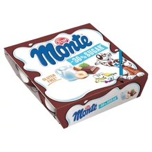 ZOTT MONTE CSOKOLÁDÉS, MOGYORÓS TEJDESSZERT -30% CUKORRAL 4 X 55 G (220 G)