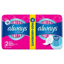 ALWAYS ULTRA SUPER SZÁRNYAS EGÉSZSÉGÜGYI BETÉT (2-ES MÉRET), 16 BETÉT