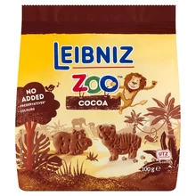 LEIBNIZ ZOO JUNGLE ANIMALS ÁLLATFIGURÁS KAKAÓS KEKSZ 100 G