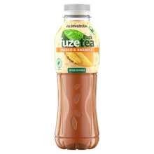 FUZETEA SZÉNSAVMENTES MANGÓ- ÉS ANANÁSZÍZŰ ÜDÍTŐITAL FEKETE TEA KIVONATTAL 500 ML