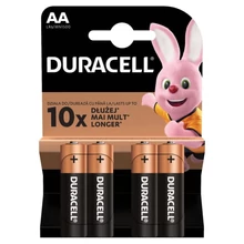 DURACELL AA LR6/MN1500 1,5 V ALKÁLI ELEM 4 DB