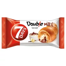 7DAYS DOUBLE KAKAÓ-VANÍLIAKRÉM CROISSANT 80G