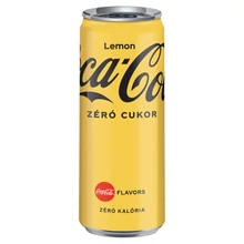 COCA-COLA ZERO CITROMOS SZÉNSAVAS ÜDÍTŐITAL DOBOZOS 0,33L