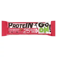 PROTEIN GO ON! FEHÉRJE-TARTALMÚ ÁFONYA-GOJIBOGYÓ ÍZŰ SZELET INULINNAL ÉS TEJCSOKOLÁDÉVAL 50 G