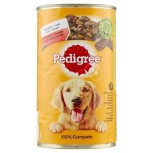 PEDIGREE TELJES ÉRTÉKŰ NEDVES ELEDEL FELNŐTT KUTYÁK RÉSZÉRE MARHÁVAL ASZPIKBAN 1200 G