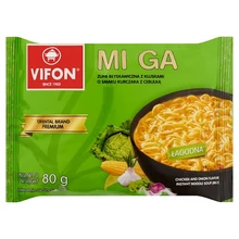 VIFON MI GA CSIRKEHÚS ÉS HAGYMA ÍZESÍTÉSŰ ENYHE FŰSZEREZÉSŰ INSTANT TÉSZTÁS LEVES 80 G