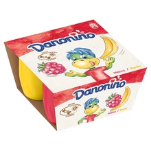 DANONINO BANÁNOS-MÁLNÁS TEJTERMÉK 4X50G