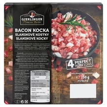 GIERLINGER BACON KOCKA 4 X 62,5 G (250 G)