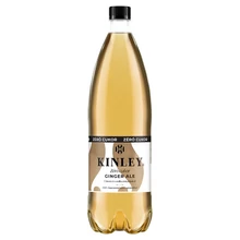 KINLEY GINGER ALE ZÉRÓ CUKOR ENERGIAMENTES SZÉNSAVAS ÜDÍTŐITAL ÉDESÍTŐSZEREKKEL 1,5 L
