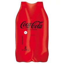 COCA-COLA ZÉRÓ COLAÍZŰ ENERGIAMENTES SZÉNSAVAS ÜDÍTŐITAL ÉDESÍTŐSZEREKKEL 2 X 1,75 L
