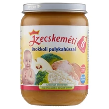 KECSKEMÉTI BROKKOLI PULYKAHÚSSAL BÉBIÉTEL 5 HÓNAPOS KORTÓL 190 G