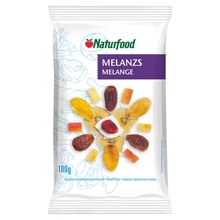 NATURFOOD MELANZS ASZALT ÉS KANDÍROZOTT GYÜMÖLCSÖK 100 G