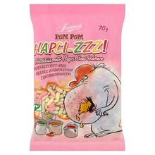 POMPOM HAPCÍZZ VEGYES GYÜMÖLCS ÍZŰ PUFFASZTOTT RIZS 70G