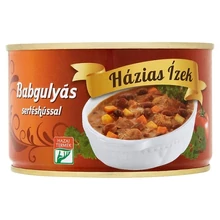 HÁZIAS ÍZEK BABGULYÁS SERTÉSHÚSSAL FÜSTÖLT ÍZZEL 400G
