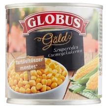 GLOBUS GOLD SZUPERÉDES MORZSOLT CSEMEGEKUKORICA 340 G