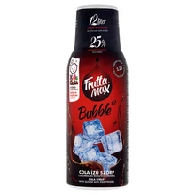 FRUTTAMAX BUBBLE¹² COLA ÍZŰ SZÖRP CUKORRAL ÉS ÉDESÍTŐSZEREKKEL 500 ML
