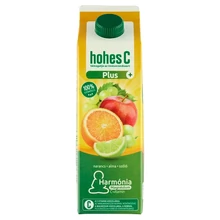 HOHES C PLUS+ MAGNÉZIUM 100% NARANCS-ALMA-SZŐLŐ-LIME VEGYES GYÜMÖLCSLÉ 1 L