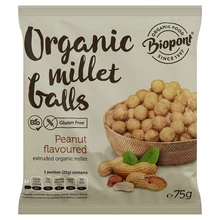 BIO EXTRUDÁLT KÖLESGOLYÓ FÖLDIMOGYORÓS 75G