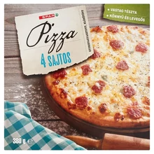 SPAR PIZZA 4 SAJTOS VASTAG TÉSZTÁS 380G