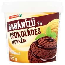 SPAR CSOKOLÁDÉ-BANÁN JÉGKRÉM 1,5L