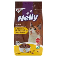 NELLY SZÁRAZ MACSKAELEDEL CSIRKE-ZÖLDSÉG 1KG