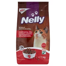 NELLY SZÁRAZ MACSKAELEDEL MARHA-ZÖLDSÉG 1KG