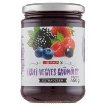 SPAR EXTRA ERDEI VEGYES GYÜMÖLCS DZSEM 450G