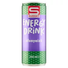S-BUDGET ÁFONYA-TUTTIFRUTTI ÍZŰ ENERGIAITAL 250ML