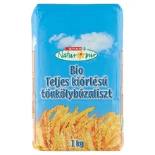 SPAR NATUR*PUR BIO TELJES KIŐRLÉSŰ TÖNKÖLYBÚZALISZT 1 KG
