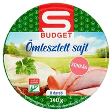 S-BUDGET ÖMLESZTETT CIKK SAJT SONKÁS 140G