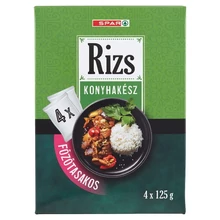 SPAR FŐZŐTASAKOS HOSSZÚSZEMŰ RIZS 4X125G