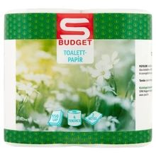 S-BUDGET TOALETTPAPÍR 2 RÉTEGŰ 4 TEKERCS