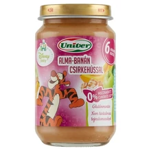 UNIVER ALMA-BANÁN CSIRKEHÚSSAL BÉBIÉTEL 6 HÓNAPOS KORTÓL 163 G