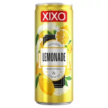 XIXO LEMONADE BODZAVIRÁG- ÉS CITROMÍZŰ, SZÉNSAVAS ÜDÍTŐITAL CUKORRAL ÉS ÉDESÍTŐSZEREKKEL 250 ML