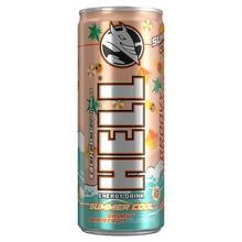HELL SUMMER COOL GRAPEFRUITÍZŰ, KOFFEINTARTALMÚ, SZÉNSAVAS, ALKOHOLMENTES ITAL 250 ML