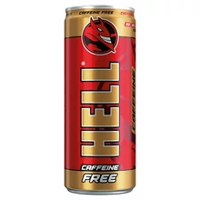 HELL tuttifruttiízű, szénsavas, alkoholmentes ital hozzáadott vitaminokkal 250 ml