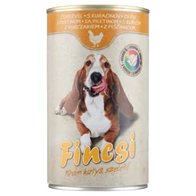 FINCSI KUTYAELEDEL KONZERV CSIRKE 1240G