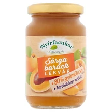NYÍRFACUKOR ORIGINAL SÁRGABARACK-ALMA LEKVÁR ÉDESÍTŐSZERREL 230 G