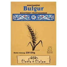 ÉLETFA ÉLELEM KONYHAKÉSZ BULGUR BÚZATÖRET FŐZŐTASAKBAN 2 X 125 G