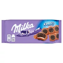 MILKA OREO SANDWICH ALPESI TEJCSOKOLÁDÉ 92G