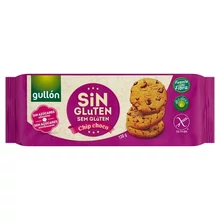 GULLÓN GLUTÉNMENTES KEKSZ CSOKOLÁDÉ DARABKÁKKAL, ÉDESÍTŐSZERREL 130 G