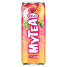 RAUCH MYTEA PEACH ICE TEA ŐSZIBARACKOS ÜDÍTŐITAL FEKETE TEÁBÓL 330 ML