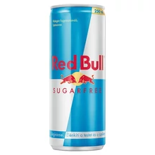 RED BULL SUGARFREE SZÉNSAVAS, KOFFEIN ÉS ARGININ TARTALMÚ ITAL ÉDESÍTŐSZEREKKEL 250 ML