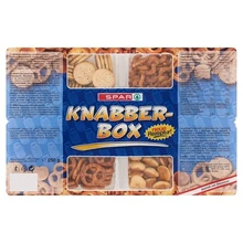 SPAR KNABBERBOX SÓS SNACK KEVERÉK 250G