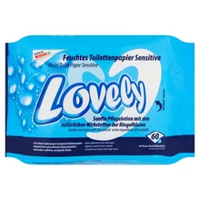 LOVELY NEDVES TOALETTPAPÍR ÉRZÉKENY BŐRRE 60 DB
